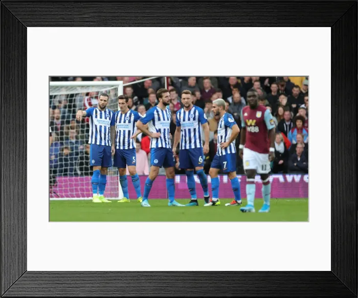 Framed Print : Intense Premier League Showdown: Aston Villa vs. Brighton & Hove Albion at Villa Park (19OCT19) Framed Print : Intense Premier League Showdown: Aston Villa vs. Brighton & Hove Albion at Villa Park (19OCT19)