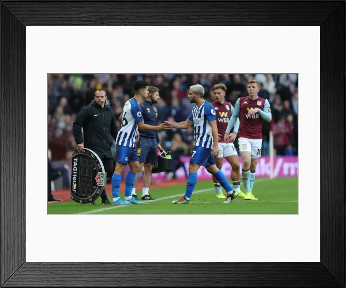 Framed Print : Intense Premier League Showdown: Aston Villa vs. Brighton & Hove Albion at Villa Park (19OCT19) Framed Print : Intense Premier League Showdown: Aston Villa vs. Brighton & Hove Albion at Villa Park (19OCT19)