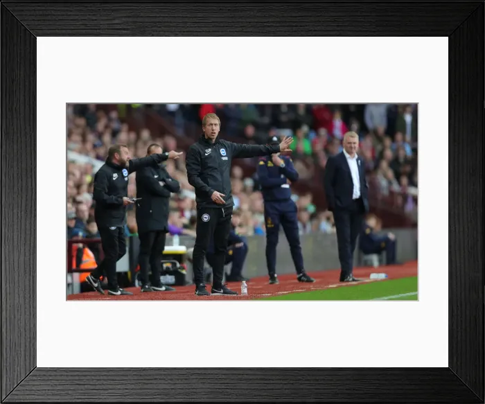 Framed Print : Premier League Showdown: Aston Villa vs. Brighton & Hove Albion at Villa Park (19OCT19) Framed Print : Premier League Showdown: Aston Villa vs. Brighton & Hove Albion at Villa Park (19OCT19)