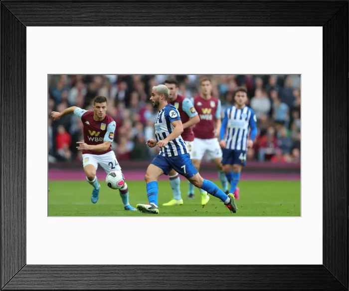 Framed Print : Intense Premier League Showdown: Aston Villa vs. Brighton and Hove Albion at Villa Park (19OCT19) Framed Print : Intense Premier League Showdown: Aston Villa vs. Brighton and Hove Albion at Villa Park (19OCT19)