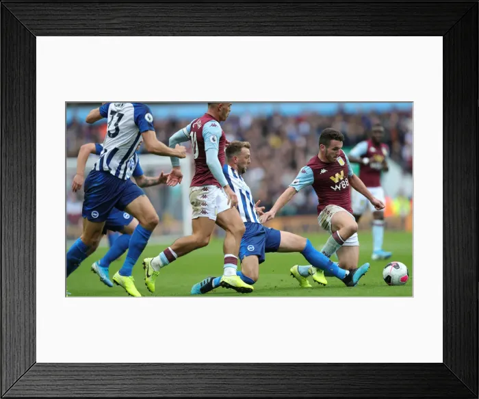 Framed Print : Intense Premier League Showdown: Aston Villa vs. Brighton & Hove Albion at Villa Park (19OCT19) Framed Print : Intense Premier League Showdown: Aston Villa vs. Brighton & Hove Albion at Villa Park (19OCT19)