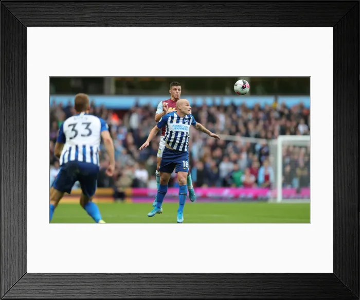 Framed Print : Intense Premier League Showdown: Aston Villa vs. Brighton and Hove Albion at Villa Park (19OCT19) Framed Print : Intense Premier League Showdown: Aston Villa vs. Brighton and Hove Albion at Villa Park (19OCT19)