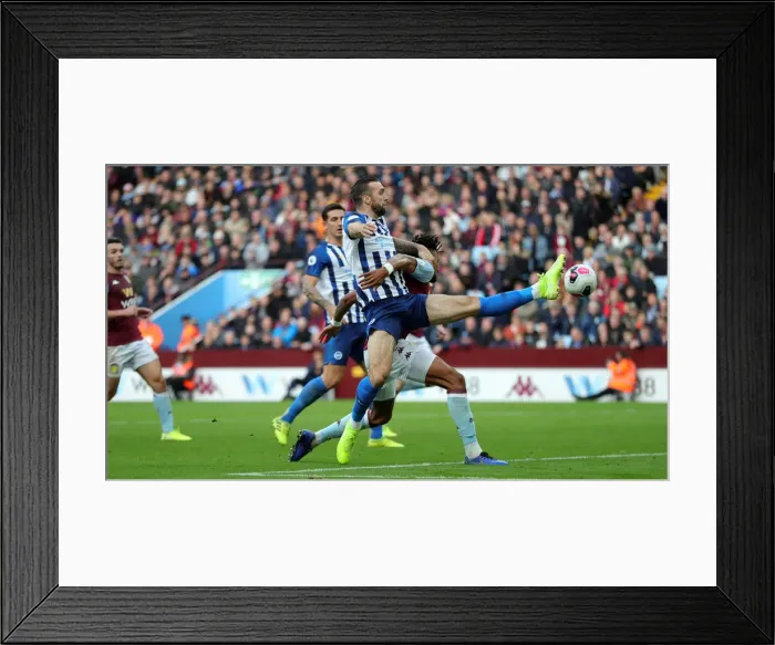 Framed Print : Intense Premier League Showdown: Aston Villa vs. Brighton & Hove Albion at Villa Park (19OCT19) Framed Print : Intense Premier League Showdown: Aston Villa vs. Brighton & Hove Albion at Villa Park (19OCT19)