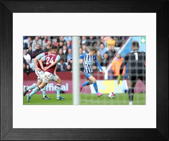 Framed Print : Intense Premier League Showdown: Aston Villa vs. Brighton & Hove Albion at Villa Park (19OCT19) Framed Print : Intense Premier League Showdown: Aston Villa vs. Brighton & Hove Albion at Villa Park (19OCT19)
