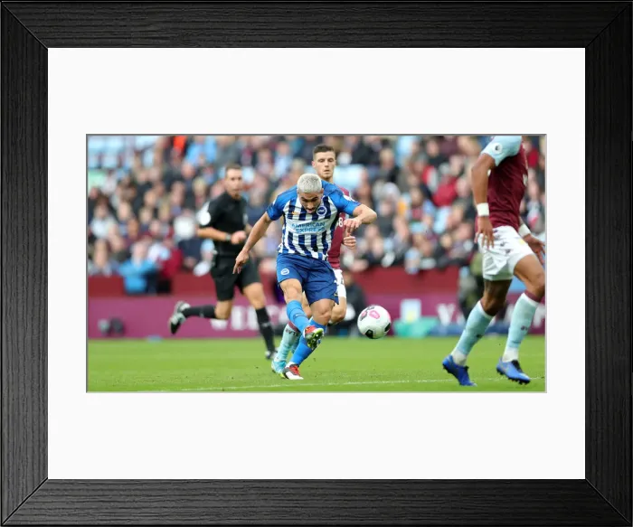 Framed Print : Intense Premier League Showdown: Aston Villa vs. Brighton & Hove Albion at Villa Park (19OCT19) Framed Print : Intense Premier League Showdown: Aston Villa vs. Brighton & Hove Albion at Villa Park (19OCT19)