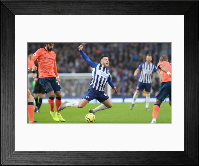 Framed Print : Brighton and Hove Albion vs. Everton: A Premier League Showdown at American Express Community Stadium (26OCT19) Framed Print : Brighton and Hove Albion vs. Everton: A Premier League Showdown at American Express Community Stadium (26OCT19)