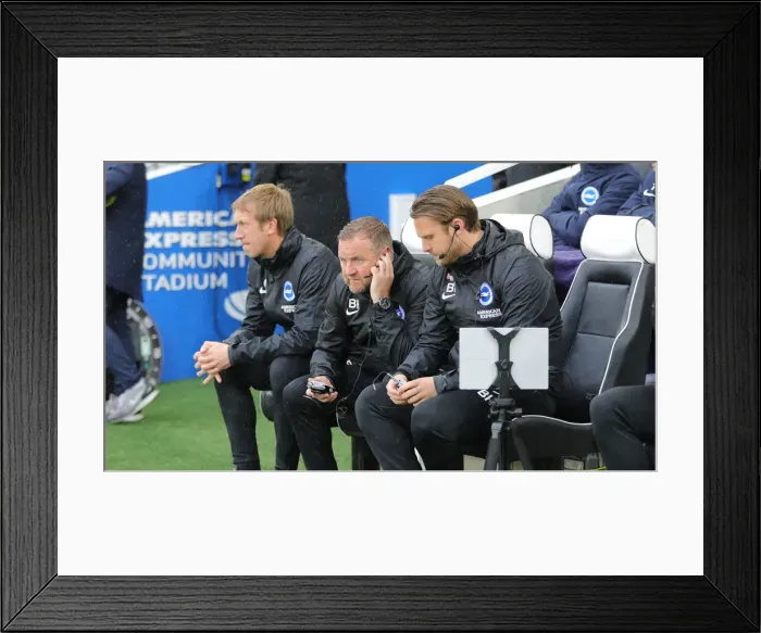 Framed Print : Brighton and Hove Albion vs. Everton: A Premier League Battle at American Express Community Stadium (26OCT19)