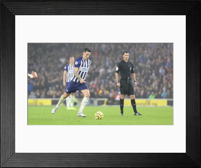 Framed Print : Intense Premier League Showdown: Brighton & Hove Albion vs. Everton (26OCT19)