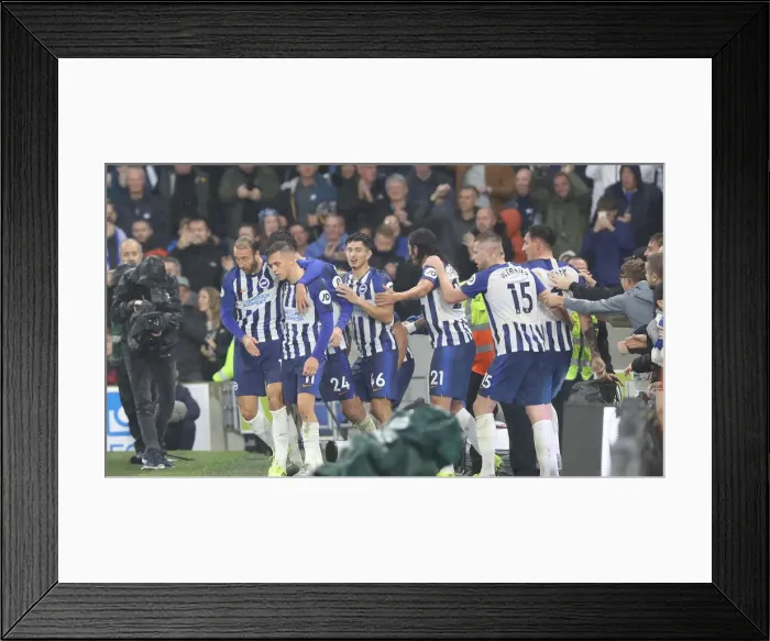 Framed Print : Brighton and Hove Albion vs. Everton: Premier League Showdown at American Express Community Stadium (26OCT19) Framed Print : Brighton and Hove Albion vs. Everton: Premier League Showdown at American Express Community Stadium (26OCT19)
