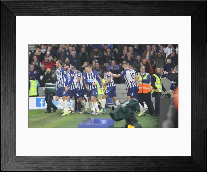 Framed Print : Brighton and Hove Albion vs. Everton: Premier League Showdown at American Express Community Stadium (26OCT19) Framed Print : Brighton and Hove Albion vs. Everton: Premier League Showdown at American Express Community Stadium (26OCT19)