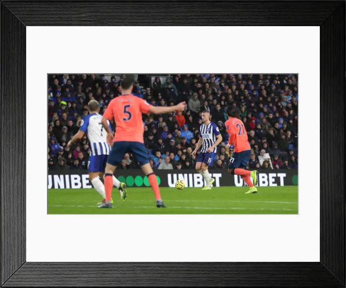 Framed Print : Brighton and Hove Albion vs. Everton: A Premier League Showdown at American Express Community Stadium (26OCT19)