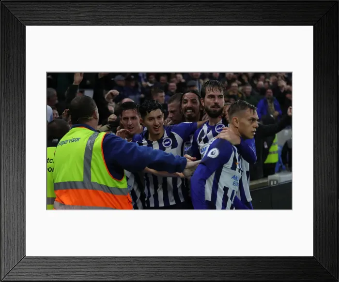 Framed Print : Brighton and Hove Albion vs. Everton: A Premier League Showdown at American Express Community Stadium (26OCT19) Framed Print : Brighton and Hove Albion vs. Everton: A Premier League Showdown at American Express Community Stadium (26OCT19)