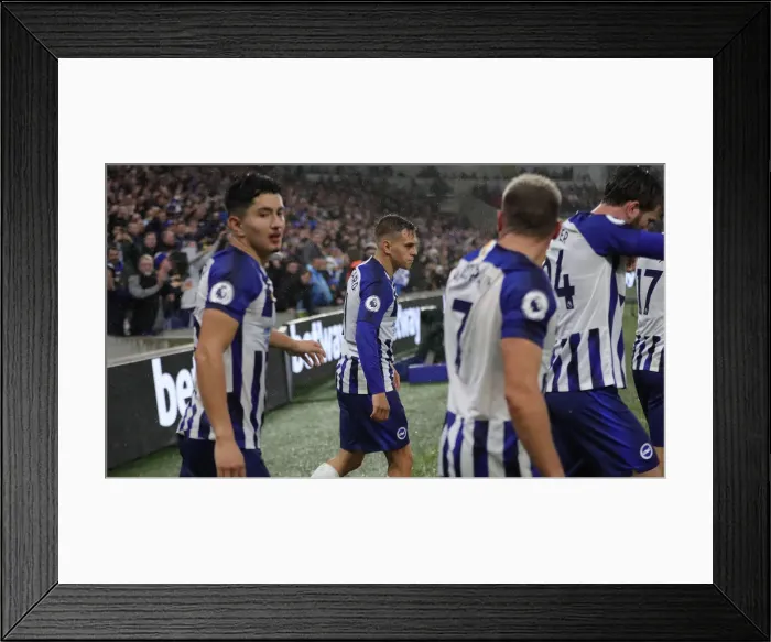 Framed Print : Brighton and Hove Albion vs. Everton: A Premier League Showdown at American Express Community Stadium (26OCT19) Framed Print : Brighton and Hove Albion vs. Everton: A Premier League Showdown at American Express Community Stadium (26OCT19)