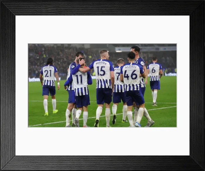 Framed Print : Brighton and Hove Albion vs. Everton: Premier League Showdown at American Express Community Stadium (26OCT19) Framed Print : Brighton and Hove Albion vs. Everton: Premier League Showdown at American Express Community Stadium (26OCT19)