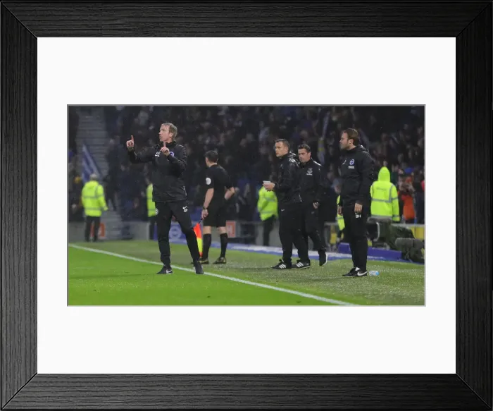 Framed Print : Brighton and Hove Albion vs. Everton: A Premier League Showdown at American Express Community Stadium (26OCT19)