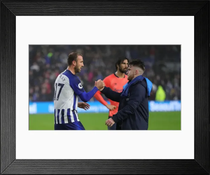 Framed Print : Brighton and Hove Albion vs. Everton: A Premier League Showdown at American Express Community Stadium (26OCT19) Framed Print : Brighton and Hove Albion vs. Everton: A Premier League Showdown at American Express Community Stadium (26OCT19)