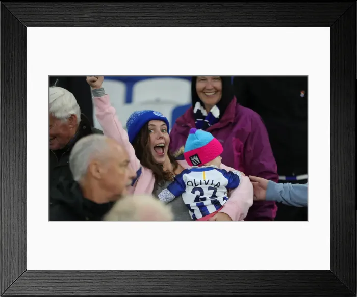 Framed Print : Brighton and Hove Albion vs. Everton: A Premier League Showdown at American Express Community Stadium (26OCT19)