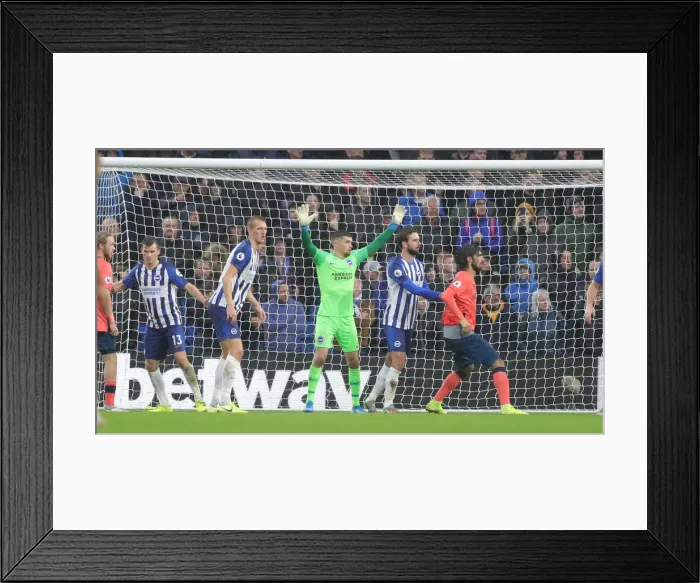Framed Print : Premier League Showdown: Brighton & Hove Albion vs. Everton (26OCT19) - American Express Community Stadium