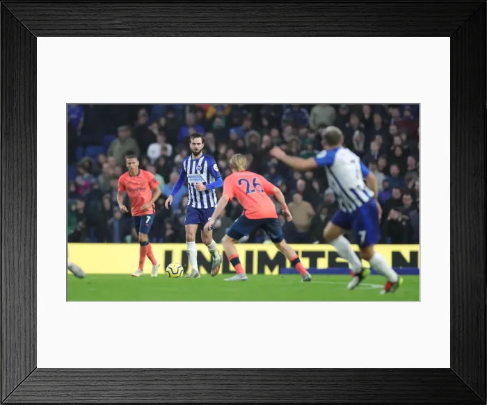 Framed Print : Brighton and Hove Albion vs. Everton: A Premier League Battle at American Express Community Stadium (26OCT19) Framed Print : Brighton and Hove Albion vs. Everton: A Premier League Battle at American Express Community Stadium (26OCT19)