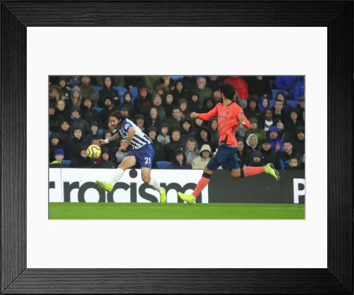 Framed Print : Brighton and Hove Albion vs. Everton: October 2019 Premier League Showdown at American Express Community Stadium Framed Print : Brighton and Hove Albion vs. Everton: October 2019 Premier League Showdown at American Express Community Stadium