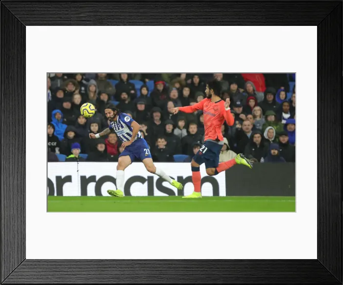 Framed Print : Brighton and Hove Albion vs. Everton: A Premier League Showdown at American Express Community Stadium (26OCT19)