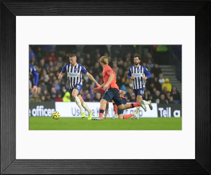 Framed Print : Brighton and Hove Albion vs. Everton: A Premier League Showdown at American Express Community Stadium (26OCT19)