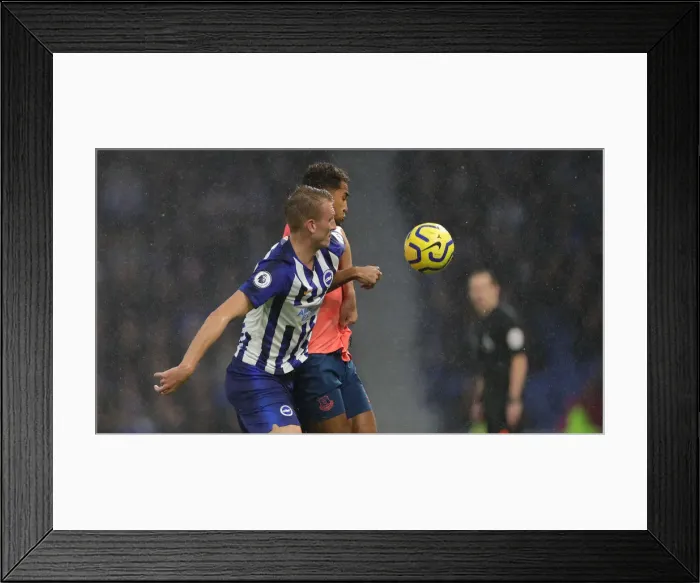 Framed Print : Brighton and Hove Albion vs. Everton: A Premier League Showdown at American Express Community Stadium (26OCT19)