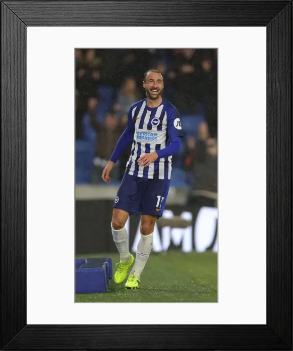 Framed Print : Brighton and Hove Albion vs. Everton: A Premier League Battle at American Express Community Stadium (26OCT19)