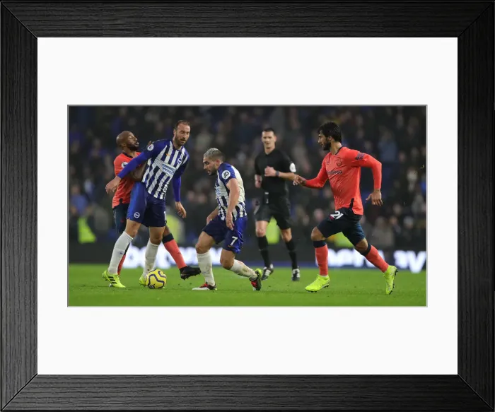 Framed Print : Brighton and Hove Albion vs. Everton: A Premier League Battle at American Express Community Stadium (26OCT19) Framed Print : Brighton and Hove Albion vs. Everton: A Premier League Battle at American Express Community Stadium (26OCT19)