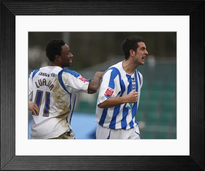 Framed Print : Brighton & Hove Albion: 2009-10 Home Matches against Exeter City
