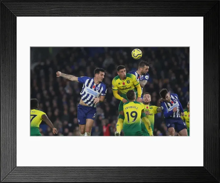 Framed Print : Brighton and Hove Albion vs. Norwich City: Premier League Showdown at American Express Community Stadium (November 2, 2019) Framed Print : Brighton and Hove Albion vs. Norwich City: Premier League Showdown at American Express Community Stadium (November 2, 2019)