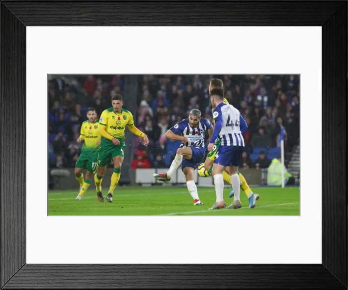 Framed Print : Brighton and Hove Albion vs. Norwich City: Premier League Showdown at American Express Community Stadium (November 2, 2019) Framed Print : Brighton and Hove Albion vs. Norwich City: Premier League Showdown at American Express Community Stadium (November 2, 2019)