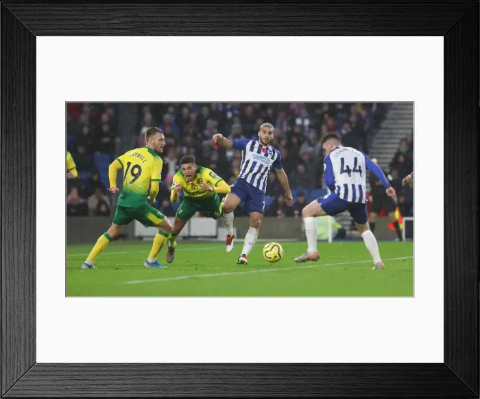 Framed Print : Brighton and Hove Albion vs. Norwich City: Premier League Showdown at American Express Community Stadium (November 2, 2019) Framed Print : Brighton and Hove Albion vs. Norwich City: Premier League Showdown at American Express Community Stadium (November 2, 2019)
