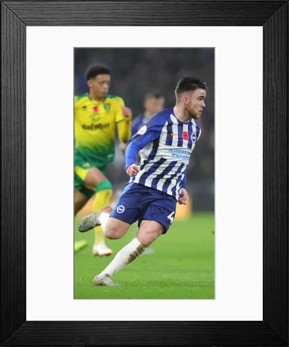 Framed Print : Brighton & Hove Albion vs. Norwich City: Premier League Showdown at American Express Community Stadium (November 2, 2019)