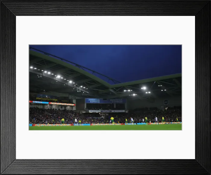 Framed Print : Brighton and Hove Albion vs. Norwich City: Premier League Showdown at American Express Community Stadium (November 2, 2019) Framed Print : Brighton and Hove Albion vs. Norwich City: Premier League Showdown at American Express Community Stadium (November 2, 2019)