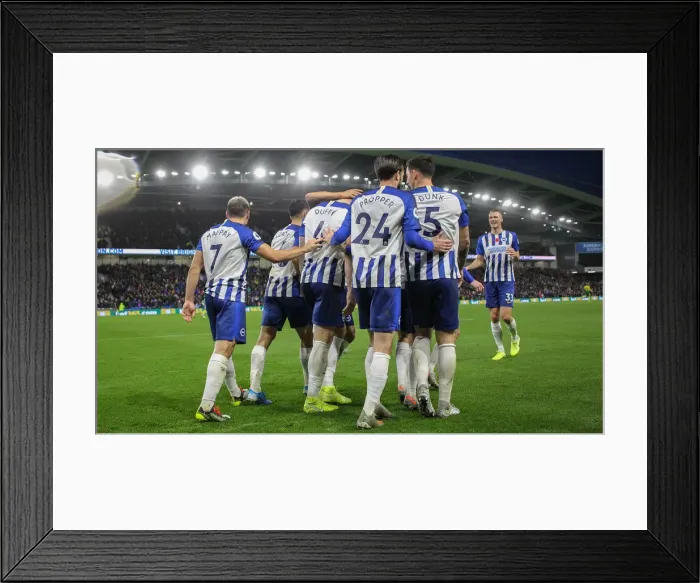 Framed Print : Brighton and Hove Albion vs. Norwich City: Premier League Showdown at American Express Community Stadium (November 2, 2019) Framed Print : Brighton and Hove Albion vs. Norwich City: Premier League Showdown at American Express Community Stadium (November 2, 2019)