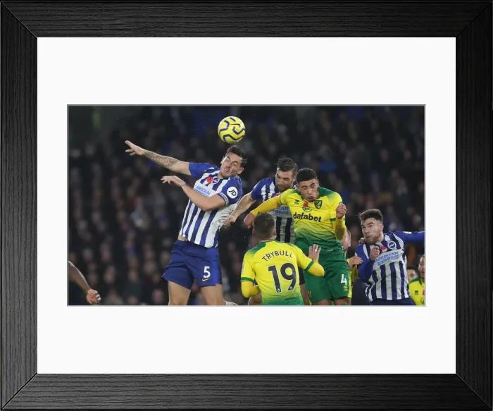 Framed Print : Brighton and Hove Albion vs. Norwich City: Premier League Showdown at American Express Community Stadium (November 2, 2019) Framed Print : Brighton and Hove Albion vs. Norwich City: Premier League Showdown at American Express Community Stadium (November 2, 2019)