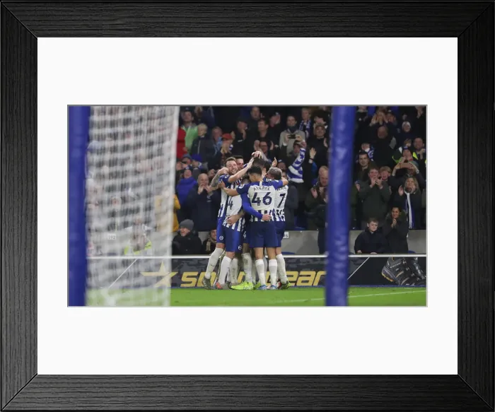 Framed Print : Brighton and Hove Albion vs. Norwich City: Premier League Showdown at American Express Community Stadium (November 2, 2019) Framed Print : Brighton and Hove Albion vs. Norwich City: Premier League Showdown at American Express Community Stadium (November 2, 2019)