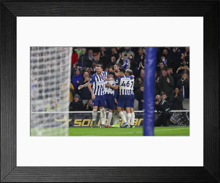 Framed Print : Brighton and Hove Albion vs. Norwich City: Premier League Showdown at American Express Community Stadium (November 2, 2019) Framed Print : Brighton and Hove Albion vs. Norwich City: Premier League Showdown at American Express Community Stadium (November 2, 2019)