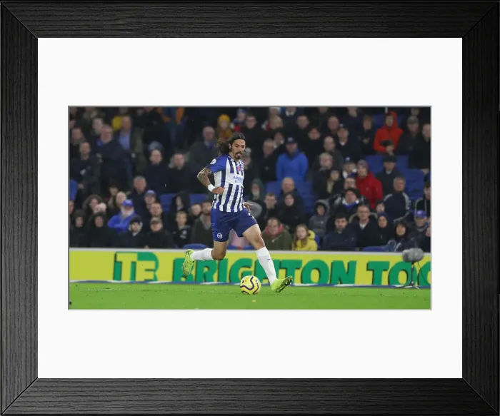 Framed Print : Brighton and Hove Albion vs. Norwich City: Premier League Showdown at American Express Community Stadium (November 2, 2019)