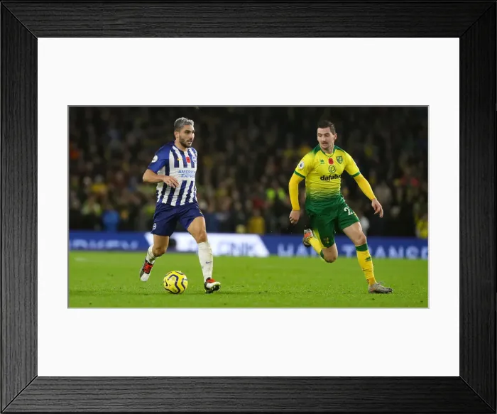 Framed Print : Brighton and Hove Albion vs. Norwich City: Premier League Showdown at American Express Community Stadium (November 2, 2019) Framed Print : Brighton and Hove Albion vs. Norwich City: Premier League Showdown at American Express Community Stadium (November 2, 2019)