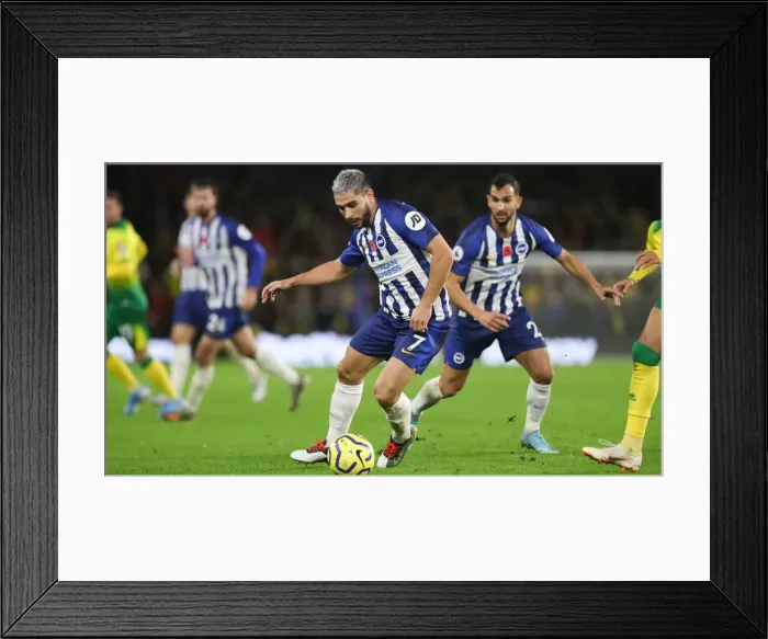Framed Print : Brighton and Hove Albion vs. Norwich City: Premier League Showdown at American Express Community Stadium (November 2, 2019) Framed Print : Brighton and Hove Albion vs. Norwich City: Premier League Showdown at American Express Community Stadium (November 2, 2019)