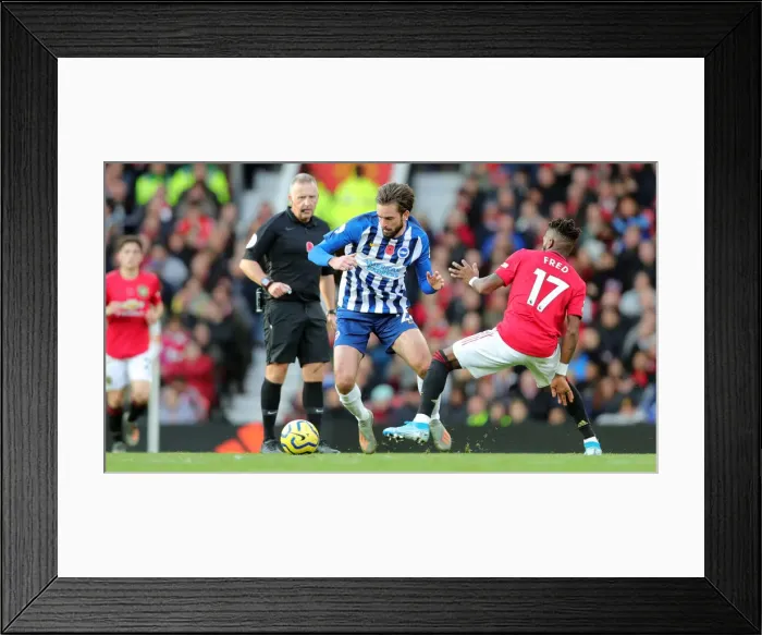 Framed Print : Manchester United vs. Brighton and Hove Albion: Premier League Showdown at Old Trafford (10NOV19)