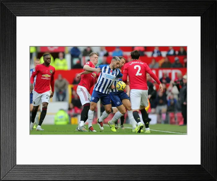 Framed Print : Premier League Showdown: Manchester United vs. Brighton and Hove Albion (10NOV19) Framed Print : Premier League Showdown: Manchester United vs. Brighton and Hove Albion (10NOV19)