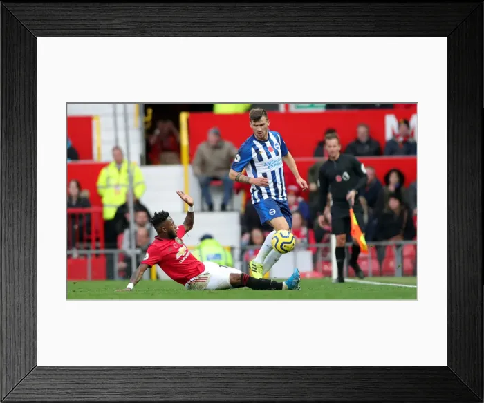 Framed Print : Premier League Showdown: Manchester United vs. Brighton & Hove Albion at Old Trafford (10NOV19) Framed Print : Premier League Showdown: Manchester United vs. Brighton & Hove Albion at Old Trafford (10NOV19)