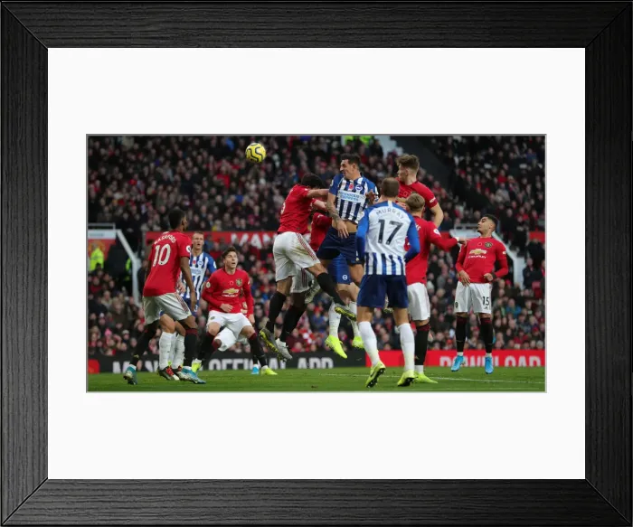 Framed Print : Manchester United vs. Brighton and Hove Albion: Premier League Showdown at Old Trafford (10NOV19) Framed Print : Manchester United vs. Brighton and Hove Albion: Premier League Showdown at Old Trafford (10NOV19)