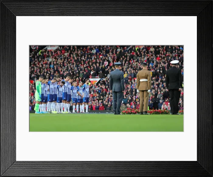 Framed Print : Premier League Showdown: Manchester United vs. Brighton and Hove Albion at Old Trafford (10NOV19)