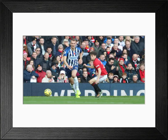 Framed Print : Premier League Showdown: Manchester United vs. Brighton and Hove Albion at Old Trafford (10NOV19)