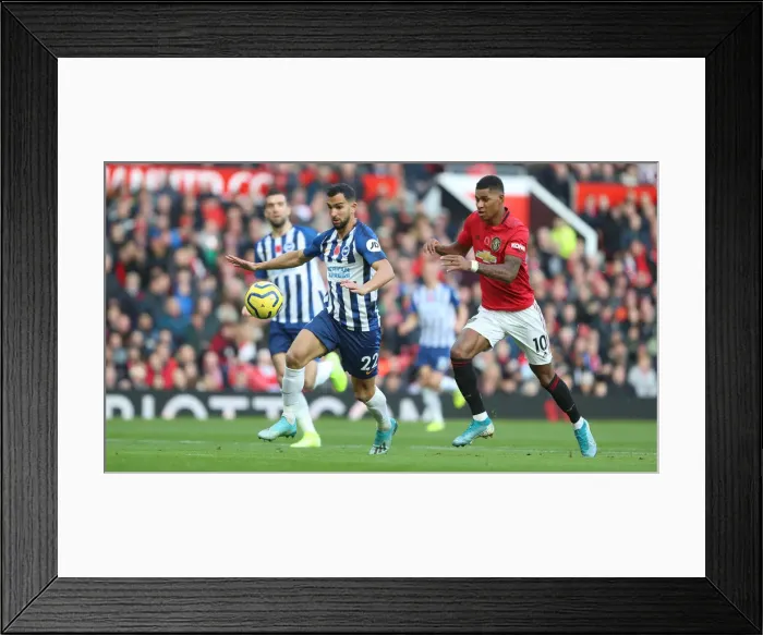 Framed Print : Premier League Showdown: Manchester United vs. Brighton and Hove Albion at Old Trafford (10NOV19)