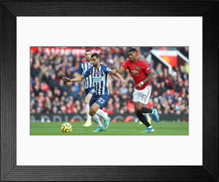 Framed Print : Manchester United vs. Brighton and Hove Albion: Premier League Showdown at Old Trafford (10NOV19) Framed Print : Manchester United vs. Brighton and Hove Albion: Premier League Showdown at Old Trafford (10NOV19)